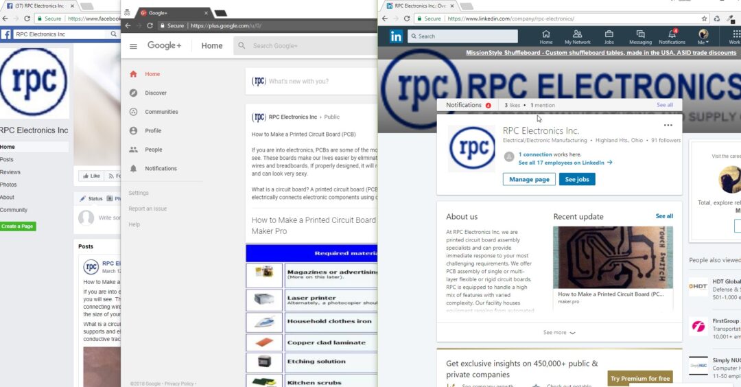 RPC Electronics Social Media Management Program