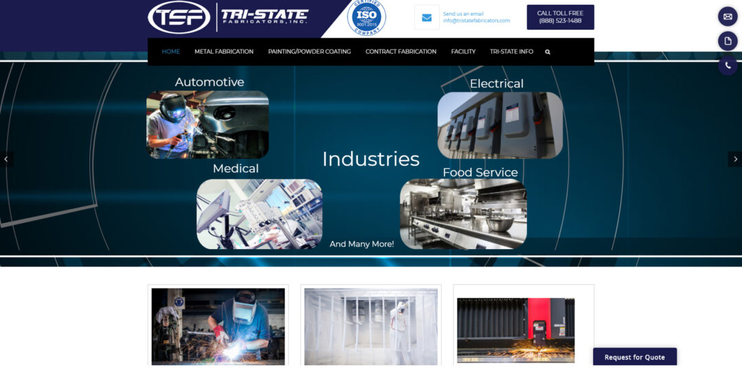 Metal Fabricators New Site Launch