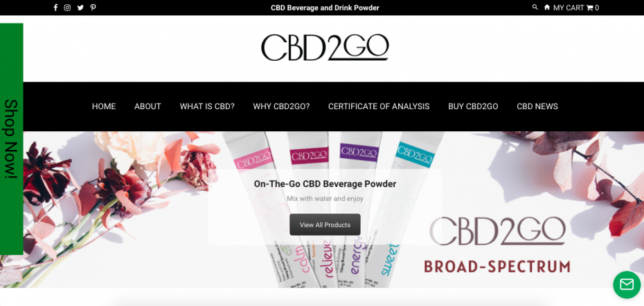 CBD Beverage and Drink Powder New Catalog Site