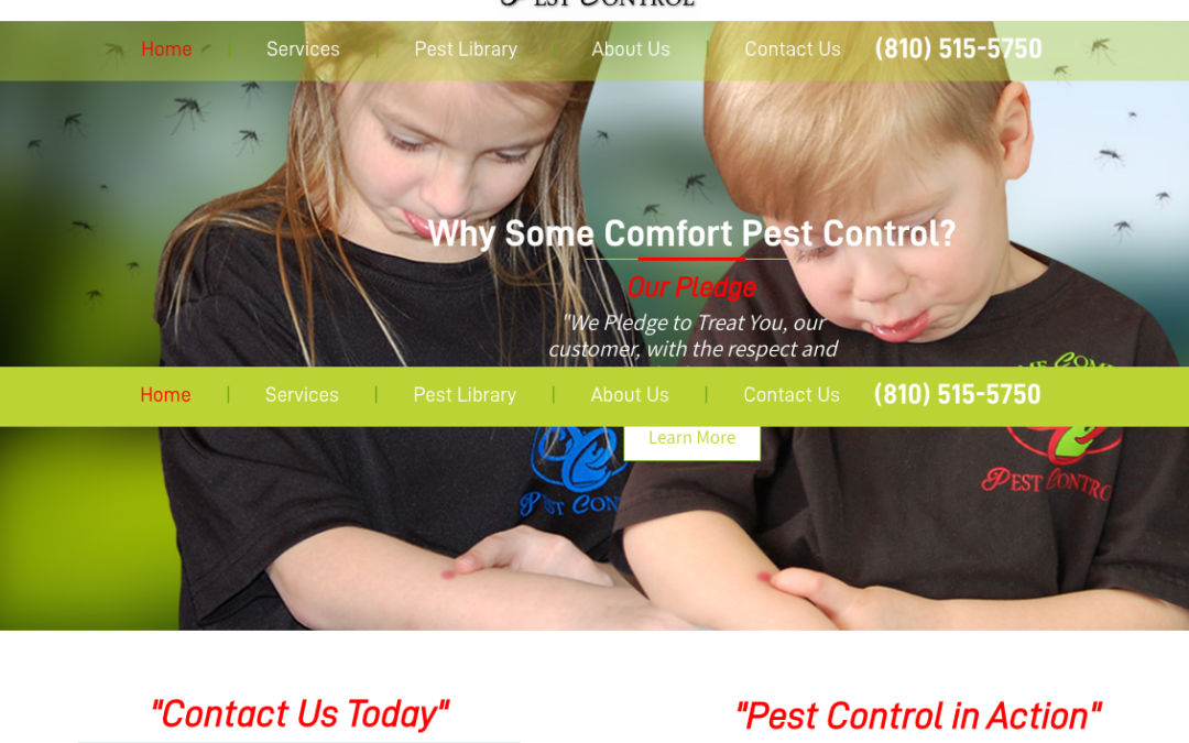 Pest Control Site – New Design